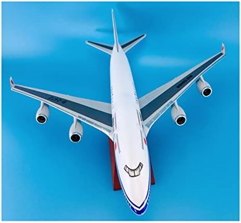 Uçak Modelleri 1:150 için Fit B747-400 Minyatür Dekoratif Plastik Uçak Kiti ile tekerlekler ve ışıklar Uçak Grafik Ekran