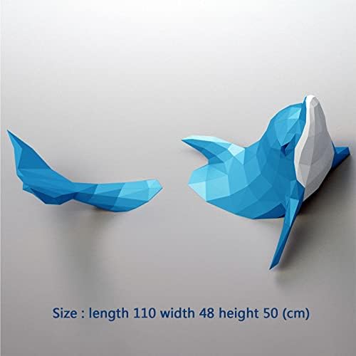 Oyun Yunus Şekli Geometrik Kağıt Kupa kendi başına yap kağıdı Heykel Yaratıcı Duvar Dekorasyonu 3D Kağıt Modeli El Yapımı