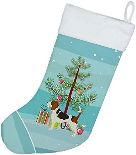 Caroline Hazineleri CK3519CS Beagle Noel Ağacı Noel Çorap, Şömine Asılı Çorap Noel Sezon Parti Dekor Aile Tatil Süslemeleri,