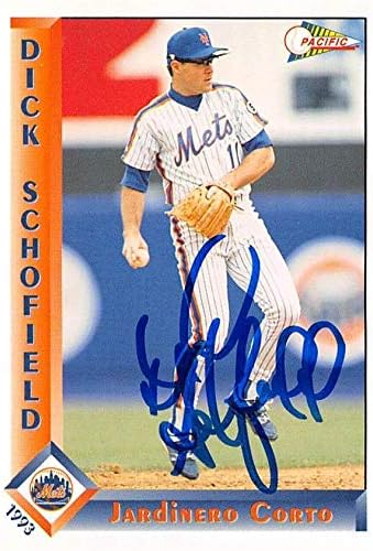 İmza Deposu 586793 Dick Schofield İmzalı Beyzbol Kartı-New York Mets - 1993 Pasifik No. 202