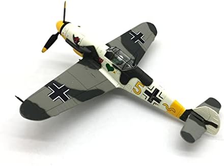 1/72 Ölçekli Alman İKINCI dünya savaşı Messerschmidt BF-109 Avcı Modeli Diecast Uçaklar Askeri vitrin modeli Uçak Koleksiyonu