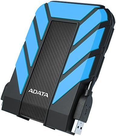 ADATA HD710 Pro 2 TB USB 3.1 IP68 Su Geçirmez/Darbeye Dayanıklı/Toz Geçirmez Sağlamlaştırılmış Harici Sabit Disk, Mavi (AHD710P-2TU31-CBL)