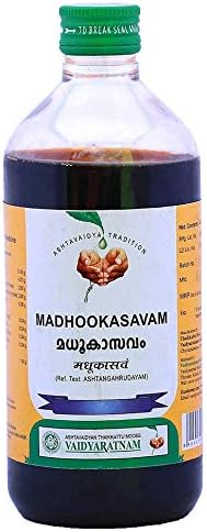 Vaidyaratnam Madhookasavam 450 ML (2'li Paket)| Ayurveda Ürünleri | Ayurveda Ürünleri | Vaidyaratnam Ürünleri