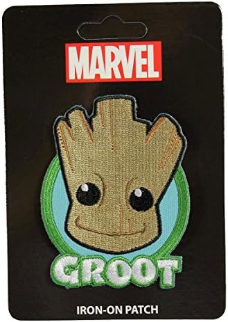 Groot Guardians Galaxy Bebek Yüz Yama Marvel Film Demir Aplike