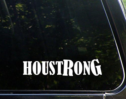 Tatlı Çay Çıkartmaları Hourong-Houston Güçlü - 8 3/4 x 2- Vinil Kalıp Kesim Çıkartması/TAMPON çıkartması Pencereler, Kamyonlar,