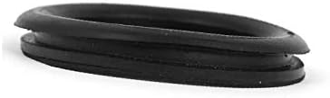 X-DREE Kauçuk Kapalı Kör Körleme Deliği Tel Kablo Grommets 50mm 5 adet Siyah(Gommini passacavi ciechi çin'de gomma chiusi
