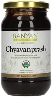 Banyan Botanicals Organik Chyavanprash (Chyawanprash) – Amla ve Ashwagandha ile Ayurveda Bitkisel Reçeli-Bağışıklık Sistemi