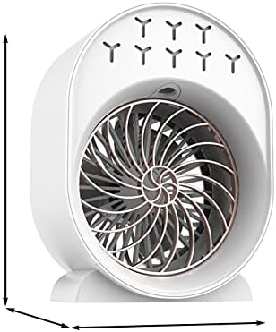 YIISU taşınabilir Klima USB Şarj Edilebilir Kişisel Mini Klima 3 Hızlı LED ışıkları ile ev ofis yatak odası için Wh