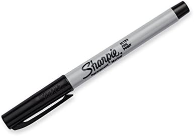 Sharpie Permanent Marker, Ultra İnce Nokta, Siyah, 1 Sayı