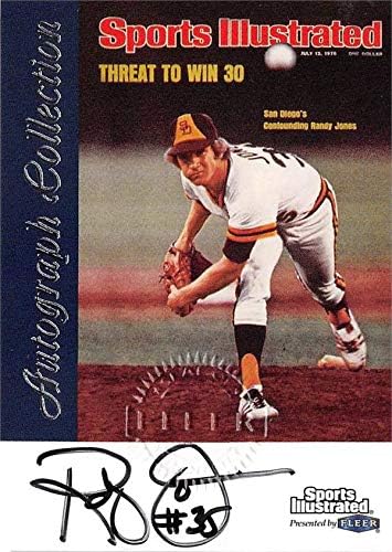 İmza Deposu 637407 Randy Jones İmzalı Beyzbol Kartı-San Diego Padres - 1999 Fleer Sports Illustrated Greats No. 35