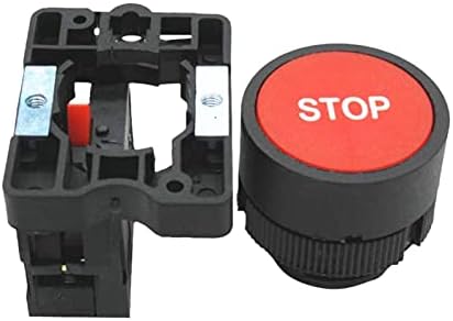 TWRQA Kırmızı Acil Durdurma Düğmesi Kontrol Kutusu HB2-B10 Su Geçirmez Anahtar Kutusu Durdurma Düğmesi 1 Normalde Kapalı
