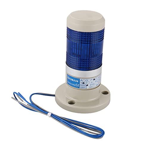Baomaın endüstriyel LED uyarı Ampul sinyal kulesi ışığı 220V AC (Mavi) LTP-502T
