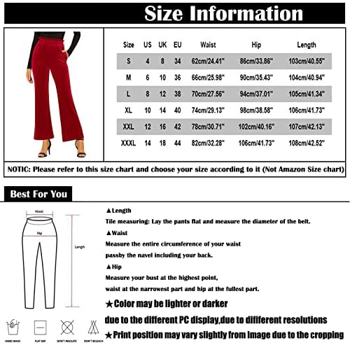 FQZWONG Yüksek Belli Pantolon Kadınlar için Şık Geniş Bacak İş Rahat Alevlendi Pantolon Artı Boyutu İş Pantolonu Sweatpants