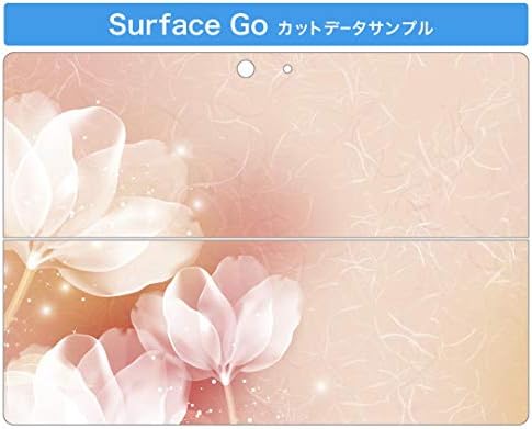 microsoft Surface ıçin ıgstıcker Çıkartması Kapak Go/Go 2 Ultra Ince Koruyucu Vücut Sticker Skins 001975 Çiçek Un Pembe