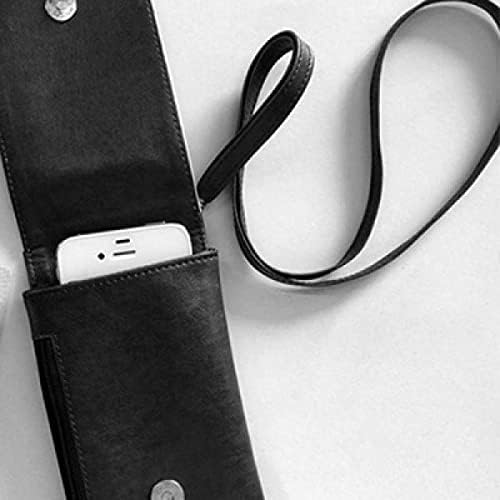 Metropolitain İstasyonu Fransa Paris Landmark Telefon Cüzdan çanta Asılı Cep Kılıfı Siyah Cep
