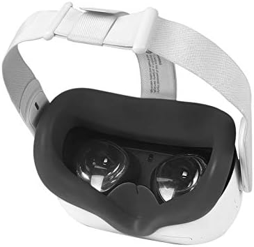 TATACO VR silikon kapak göz pedi Oculus Quest 2-ter geçirmez, ışık geçirmez, kaymaz, yıkanabilir gri