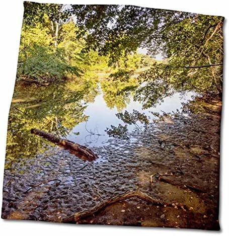 3dRose Boehm Fotoğrafçılık Manzarası-Flint Creek Adası Kıyıları-Havlular (twl-253225-3)