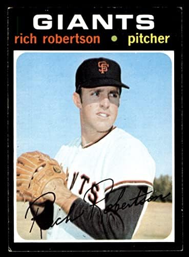 1971 Topps 443 Zengin Robertson San Francisco Devleri (Beyzbol Kartı) ESKİ / MT Devleri