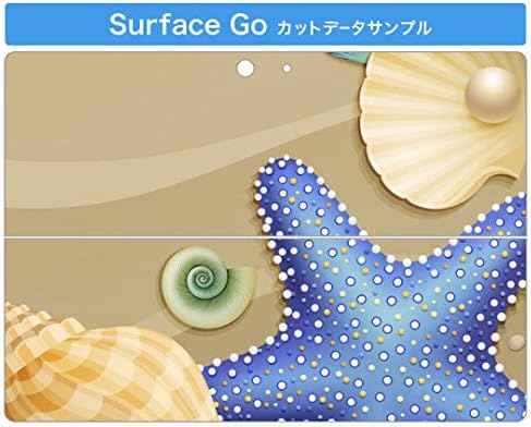 microsoft Surface ıçin ıgstıcker Çıkartması Kapak Go/Go 2 Ultra Ince Koruyucu Vücut Sticker Skins 001369 Kumlu Plaj Kabuk