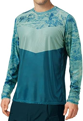 StunShow Balıkçılık Gömlek Erkekler için Uzun Kollu Güneş Koruma UPF 50 + Nem Esneklik T-Shirt
