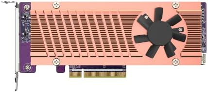 QNAP QM2-2P - 384A Çift M. 2 PCIe SSD Genişletme Kartı, İki adede kadar destekler M. 2 2280/22110 Form Faktörü M. 2 PCIe