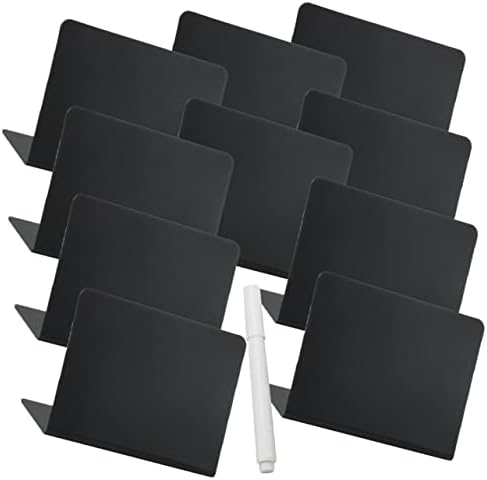 ISMARLAMA 1 Takım Yeniden Yazılabilir Küçük Yazı Tahtası Ayakta Şövale yazı tahtası İşareti Mini Etiketler Masa Üstü Kara