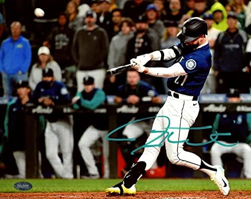 Jesse Winker İmzalı 8x10 Fotoğraf Seattle Mariners MCS Holo Stok 208182 - İmzalı MLB Fotoğrafları