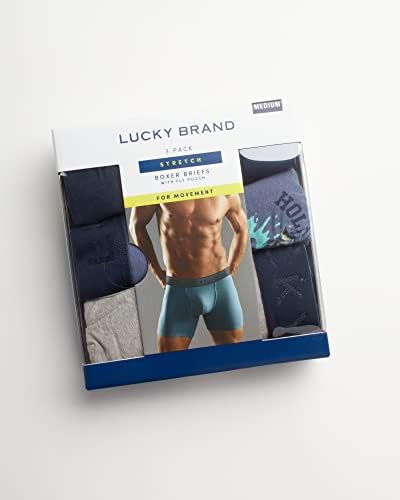 Şanslı Marka Erkek İç Giyim - Rahat Streç Boxer Külot (3'lü Paket)