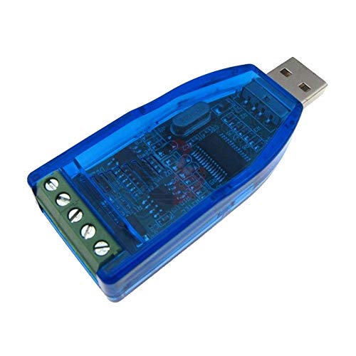 Şeffaf Mavi Endüstriyel USB RS485 Dönüştürücü Yükseltme Koruması RS485 Dönüştürücü ÜST