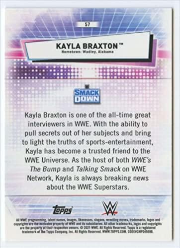 2021 Topps Krom WWE 57 Kayla Braxton
