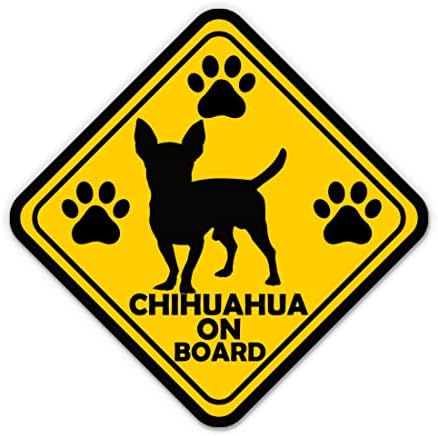 Gemide Chihuahua Sticker-5 laptop etiketi - Araba, Telefon, Su Şişesi için Su Geçirmez Vinil - Chihuahua Çıkartması