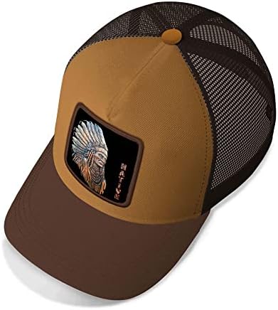 Asvance şoför şapkası Örgü Geri beyzbol şapkası Bayan, Erkek Premium Kızılderili İşlemeli Şapkalar-Anne için Hediye, Baba