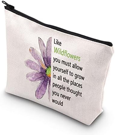 CMNIM Kır Çiçeği Hediyeler Kır Çiçeği Makyaj Çantası Gibi bir Kır Çiçeği İlham Tırnak Kozmetik Çantası Seyahat Makyaj Çantası