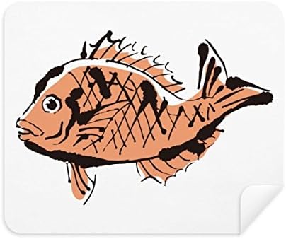 Balık Hayvan Karikatür Temizlik Bezi Ekran Temizleyici 2 adet Süet Kumaş