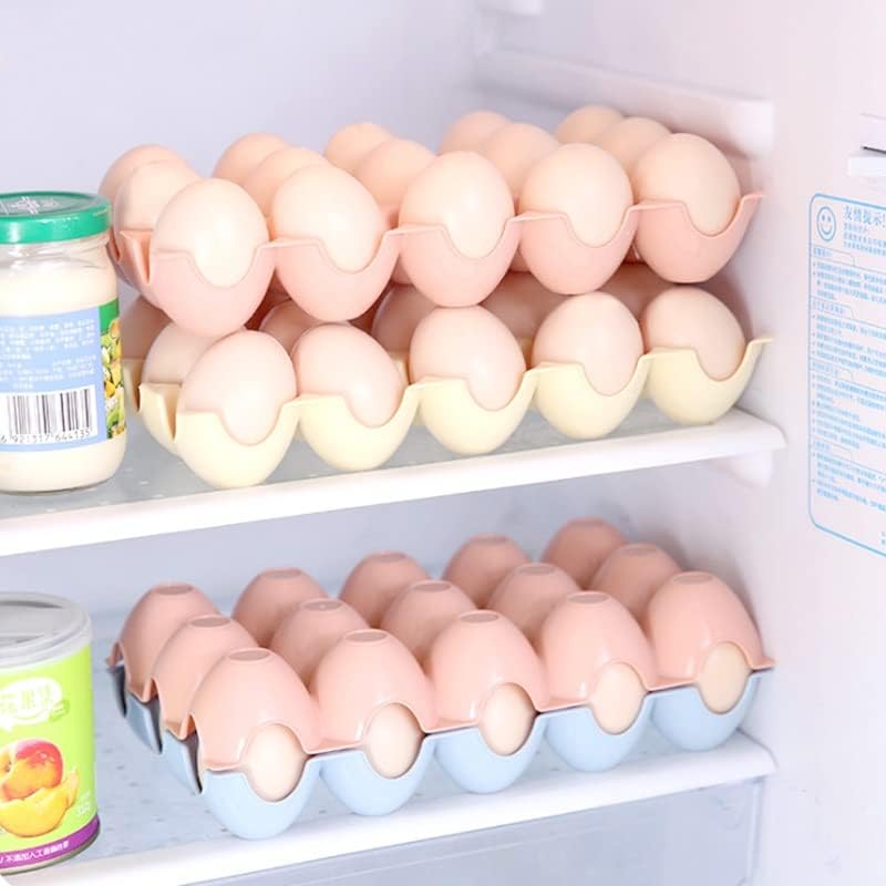 PDGJG Yumurta Mutfak Dolabı saklama kutusu Ev Buzdolabı Rafı Plastik Çekmece Organizatörleri Aksesuarları Konteyner (Renk