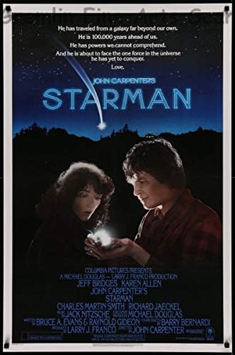 Starman-Jeff Bridges ve Karen Allen Tiyatro Gösterimi Film Afişi 1984