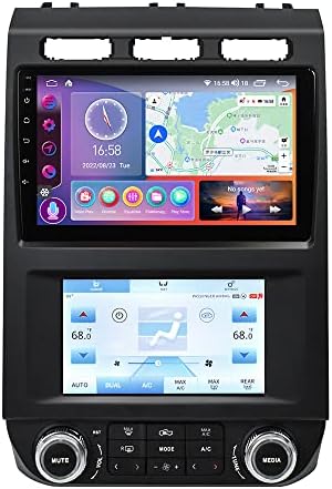 Çift Ekran Ford F150 Araba Radyo 2015 2017 2018 2019 2020 2021 Otomatik Stereo Multimedya Oynatıcı GPS Navigasyon Dokunmatik