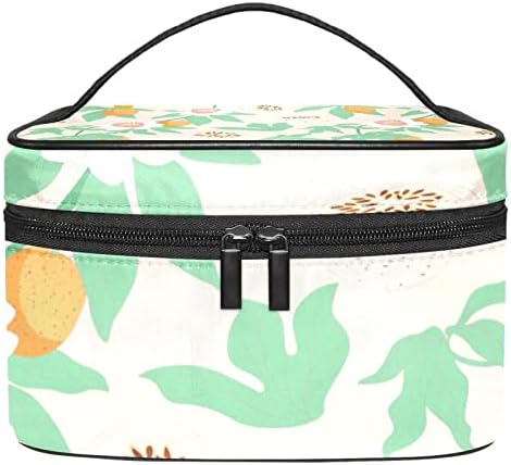 TBOUOBT Makyaj Çantası Seyahat kozmetik çantası Kılıfı Çanta Çanta Fermuarlı, çarkıfelek meyvesi Pastorable Çiçek