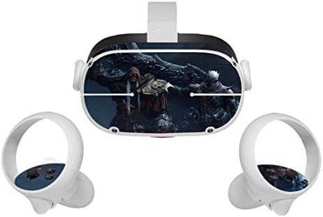 DuyThaibroshop Darksiders Genesis video oyunu Oculus Quest 2 Cilt VR 2 Skins Kulaklık ve Kontrolörleri Sticker Koruyucu Çıkartma