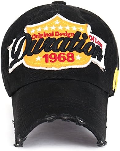 ılilily Vintage Sıkıntılı 68' Orijinal Amerikan Serin ' Logo Şapka Beyzbol Şapkası