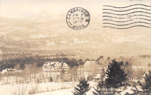 Monadnock Dağı, New Hampshire Kartpostal Gerçek Fotoğraf
