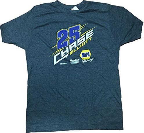 Damalı Bayrak Chase Elliott 25 Napa Çaylak Yetişkin T-Shirt