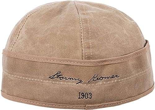 Fırtınalı Kromer Mumlu Pamuklu Şapka-Kulak Kapaklı Hafif Sonbahar Şapkası