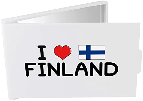 Azeeda 'Finlandiya'yı Seviyorum' Kompakt / Seyahat / Cep Makyaj Aynası (CM00033138)