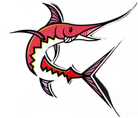Kağıt mendil. Büyük Büyük Jumbo Kırmızı Spearfish Köpekbalığı Demir on Yamalar Faaliyetleri İşlemeli Logo Giydirin Ceketler