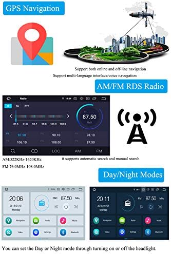 XİSEDO 6.2 İnç Android 9.0 Araba Stereo Octa Çekirdekli Dash Araba Radyo RAM 4G ROM 32G Kafa Ünitesi GPS Navigasyon Fiat
