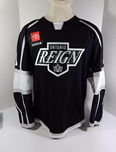 2019-20 Ontario Saltanatı Tim Schaller 11 Oyun Kullanılmış Siyah Forma DP33598 - Oyun Kullanılmış NHL Formaları