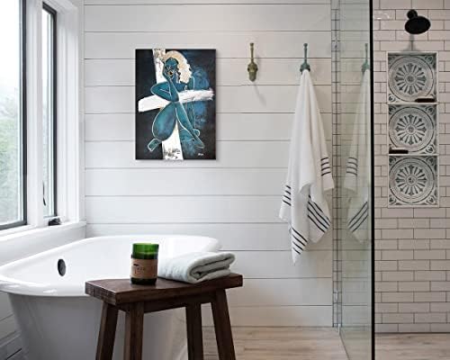 PENNLYNN Banyo Duvar Sanatı Resimleri Yatak Odası için Mavi Duvar Dekor Soyut Matisse Sanat Modern Resim Sergisi Oturma Odası