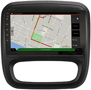 Android 10 Autoradio Araba Navigasyon Stereo Multimedya Oynatıcı GPS Radyo 2.5 D Dokunmatik Ekran RENAULT TRAFİC / OPEL VİVARO