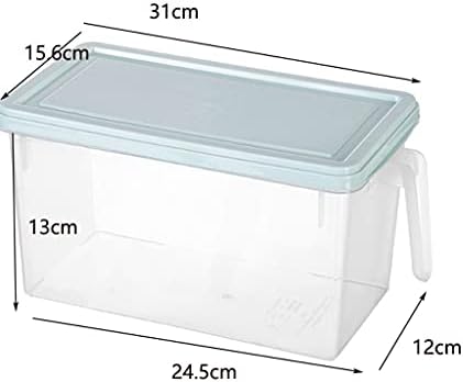 SLNFXC Buzdolabı Saklama Kutusu Gıda Konteyner, Mutfak Aracı Buzdolabı Saklama Kutusu Dondurucu (Renk: C)